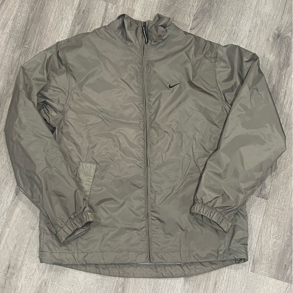 Nike Golf Size Medium Lined Windbreaker Coat Jacket Classic Clean Look - Picture 1 of 11
